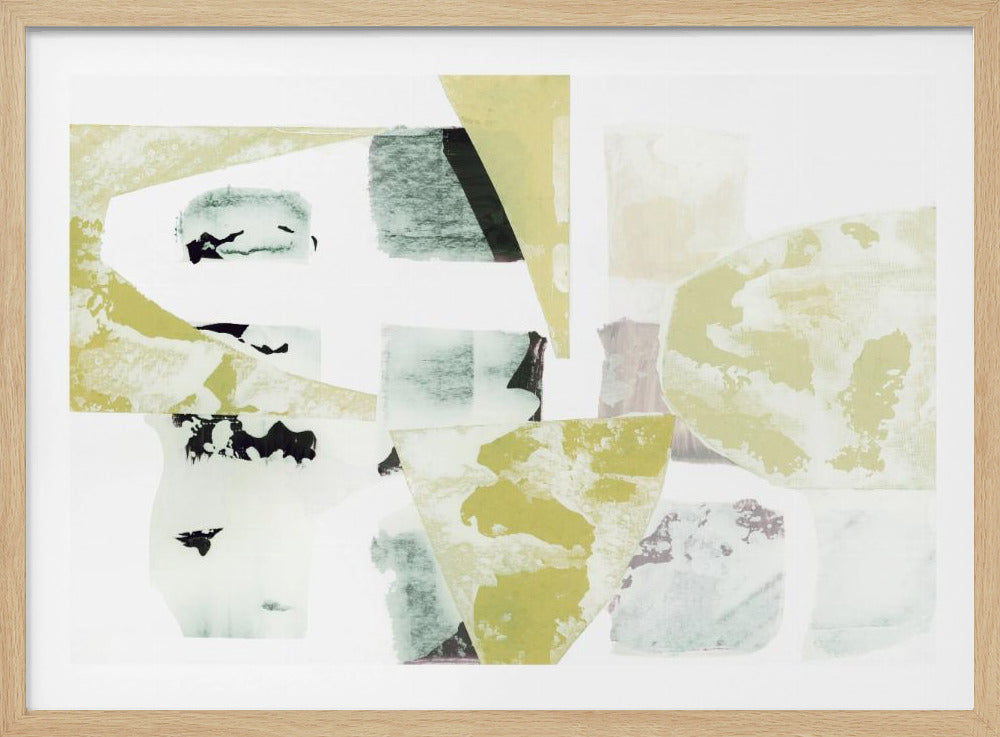 Lemon Grey Geometry | Poster