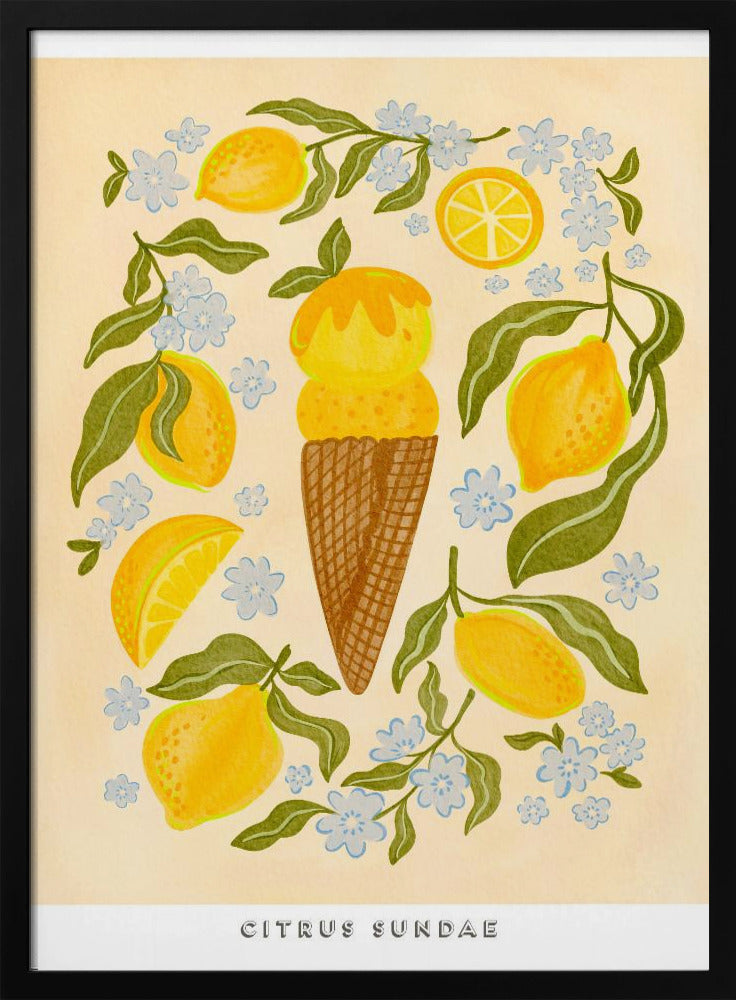 Citrus sundae | Poster