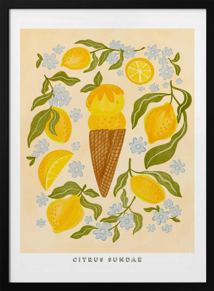 Citrus sundae | Poster