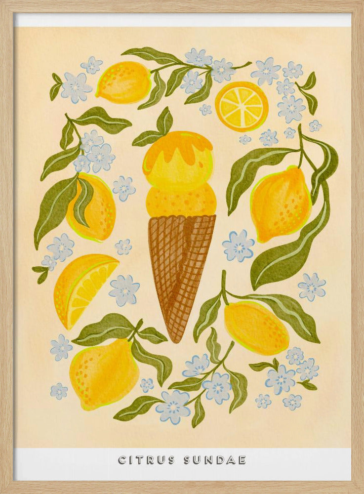 Citrus sundae | Poster