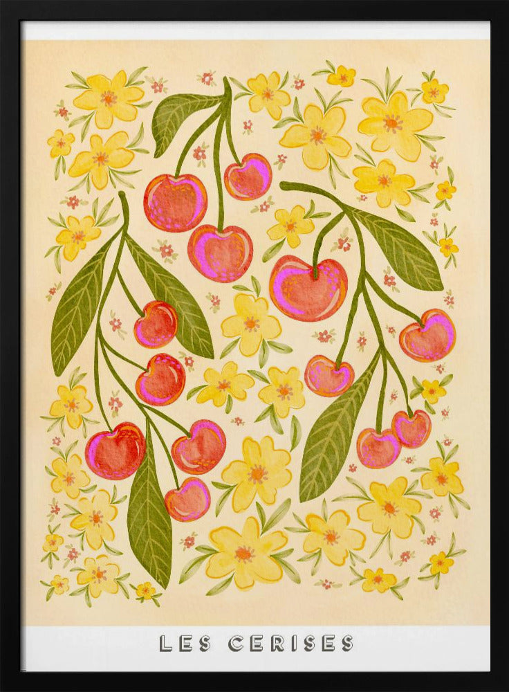 Whimsical Cherry-Themed Design | Poster