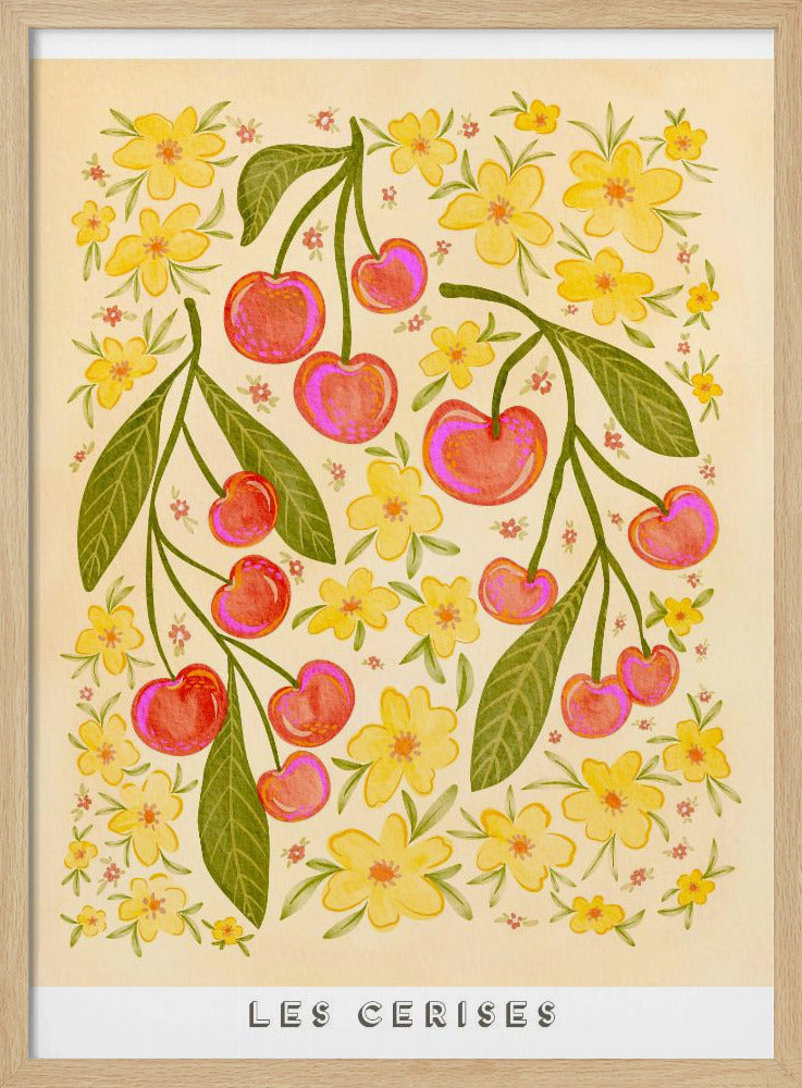Whimsical Cherry-Themed Design | Poster