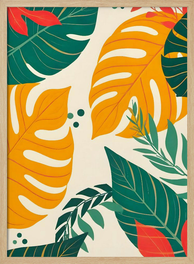 Golden Tropics Vibes | Poster