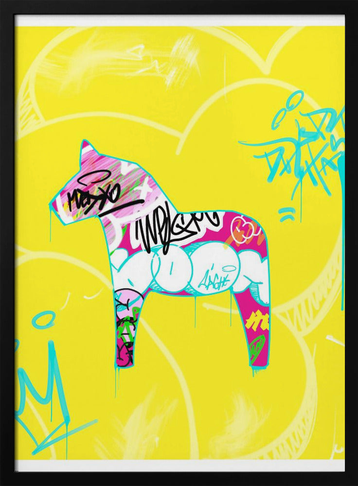 Graffiti Style Horse | Poster
