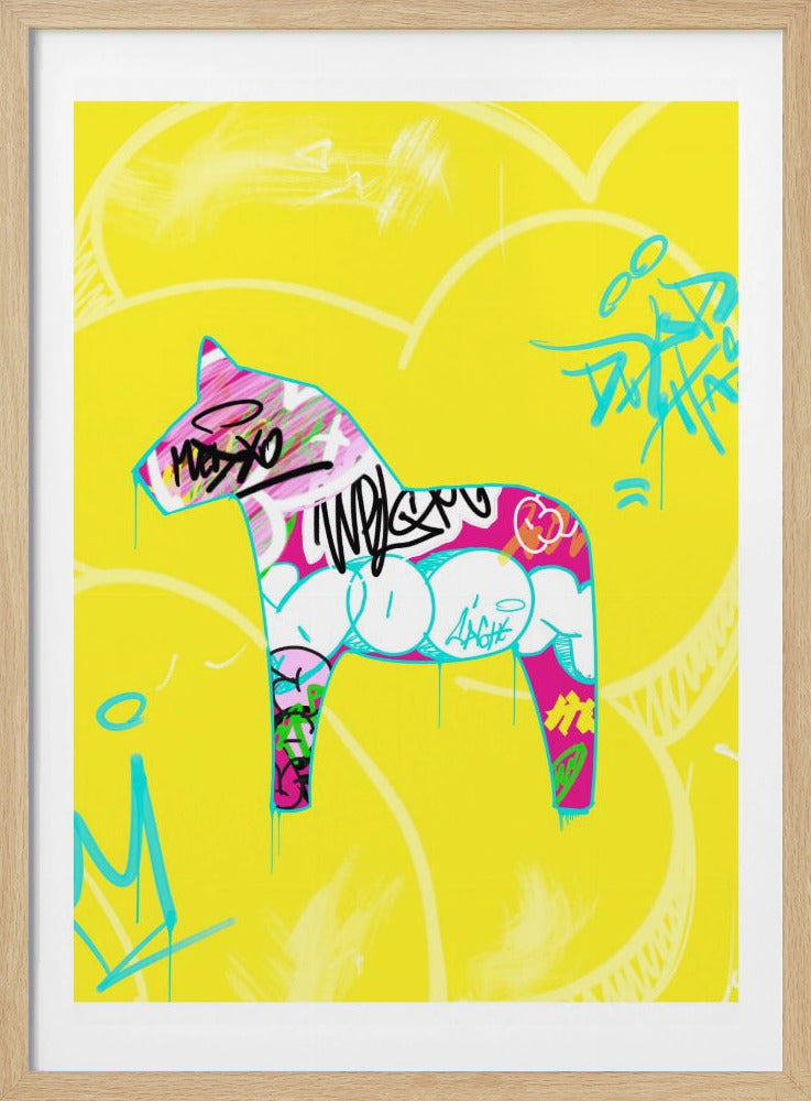 Graffiti Style Horse | Poster