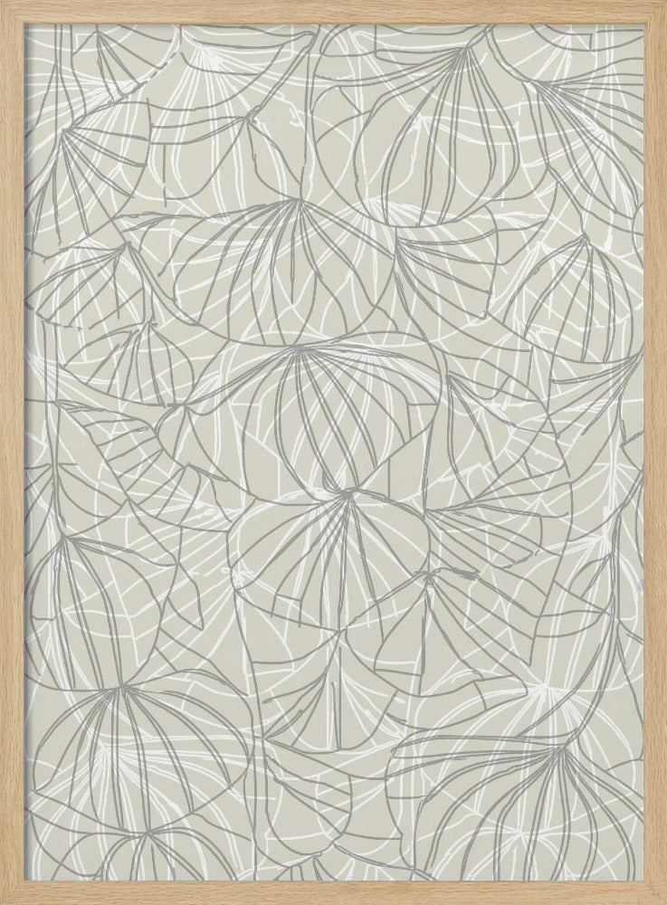 Abstract Floral Line | Poster