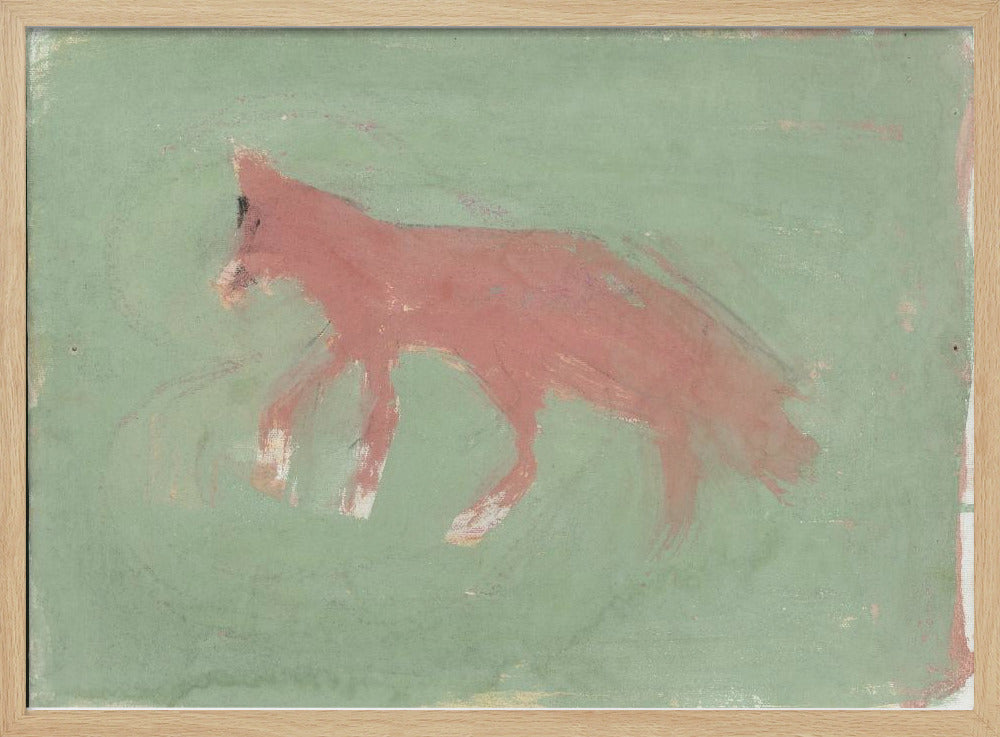 The Fox In Muted Tones | Poster