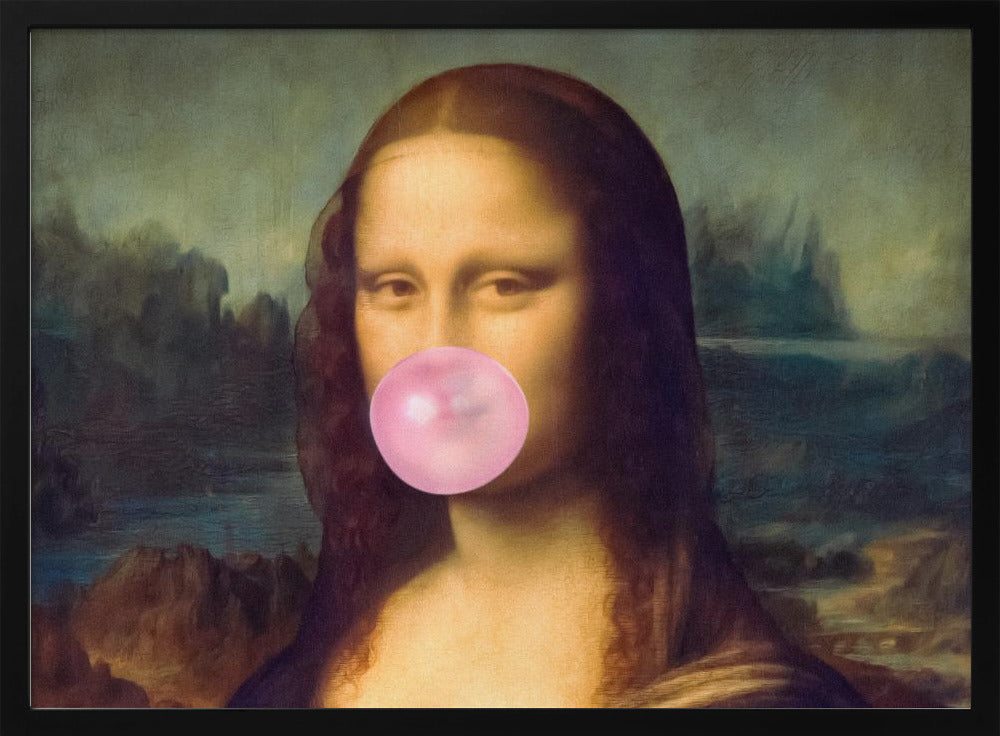 Mona Lisa Bubble Gum | Poster