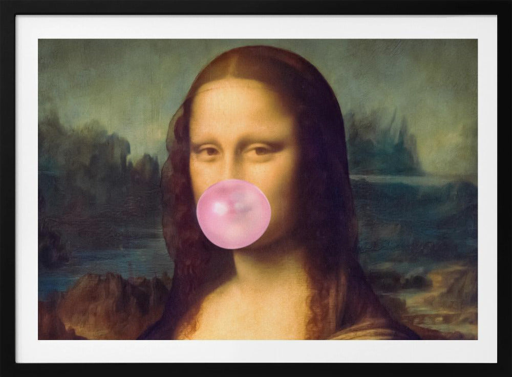 Mona Lisa Bubble Gum | Poster