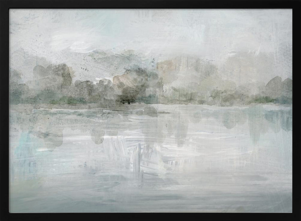 A Tranquil Misty Lake | Poster