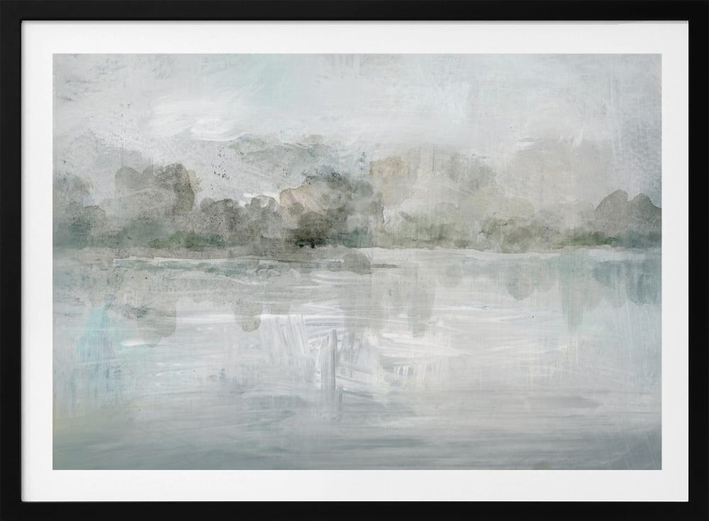 A Tranquil Misty Lake | Poster