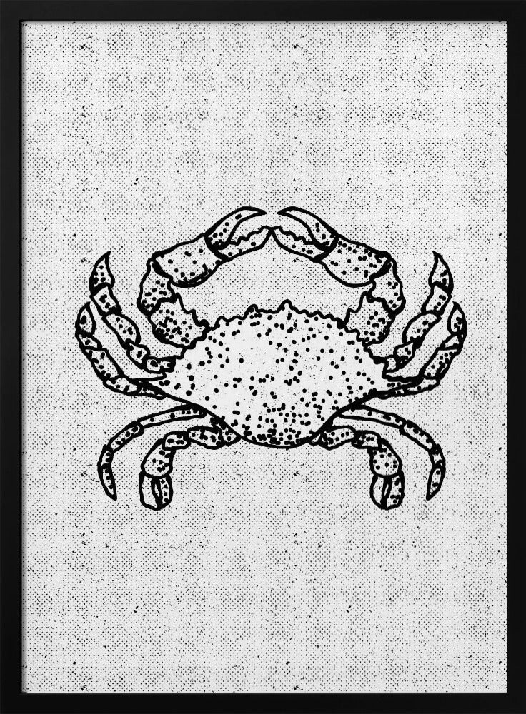 Black And White Crab | Poster