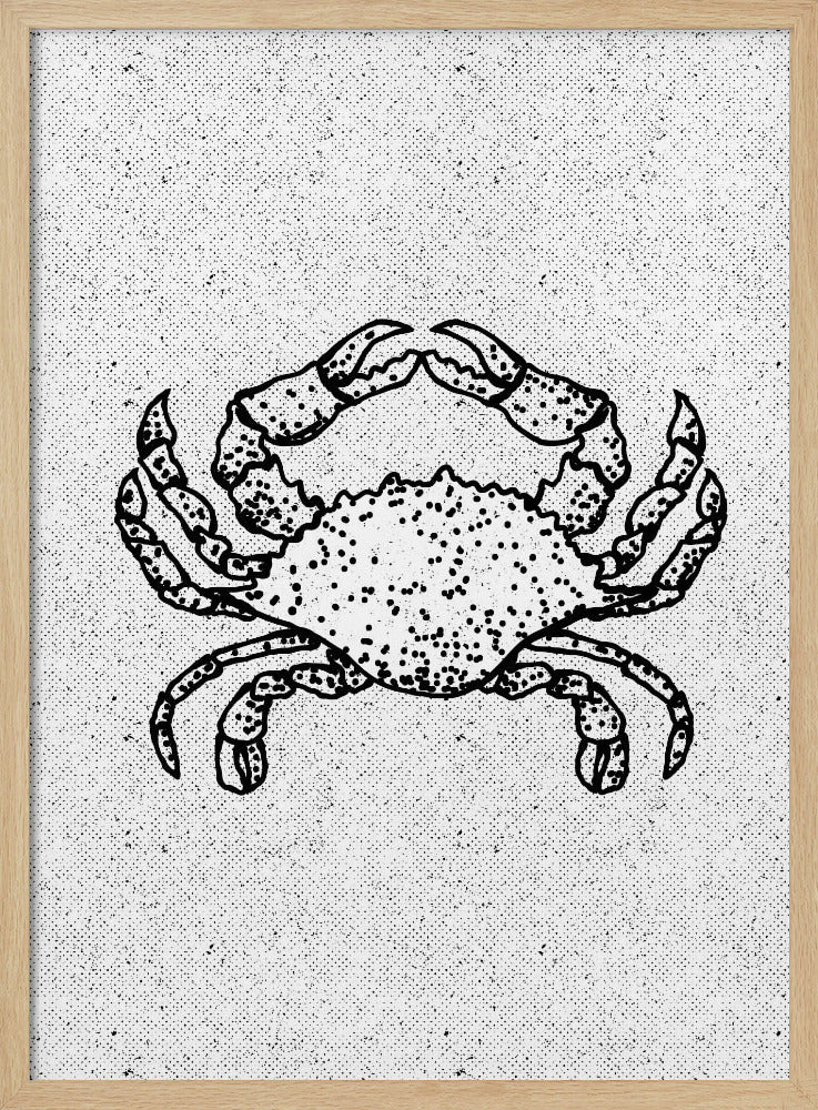 Black And White Crab | Poster