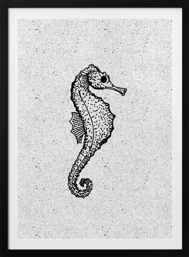 Whimsical Seahorse | Poster