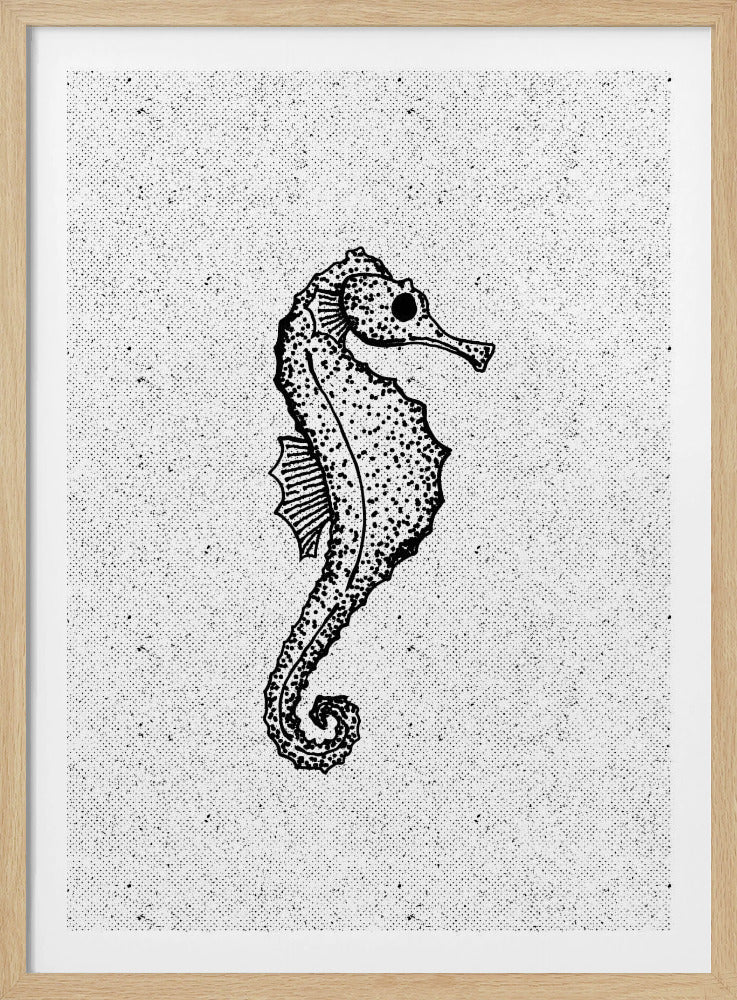 Whimsical Seahorse | Poster