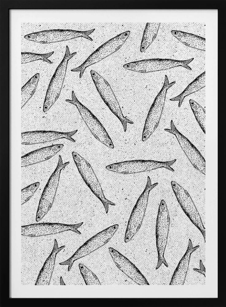 Sardine Fish Pattern | Poster