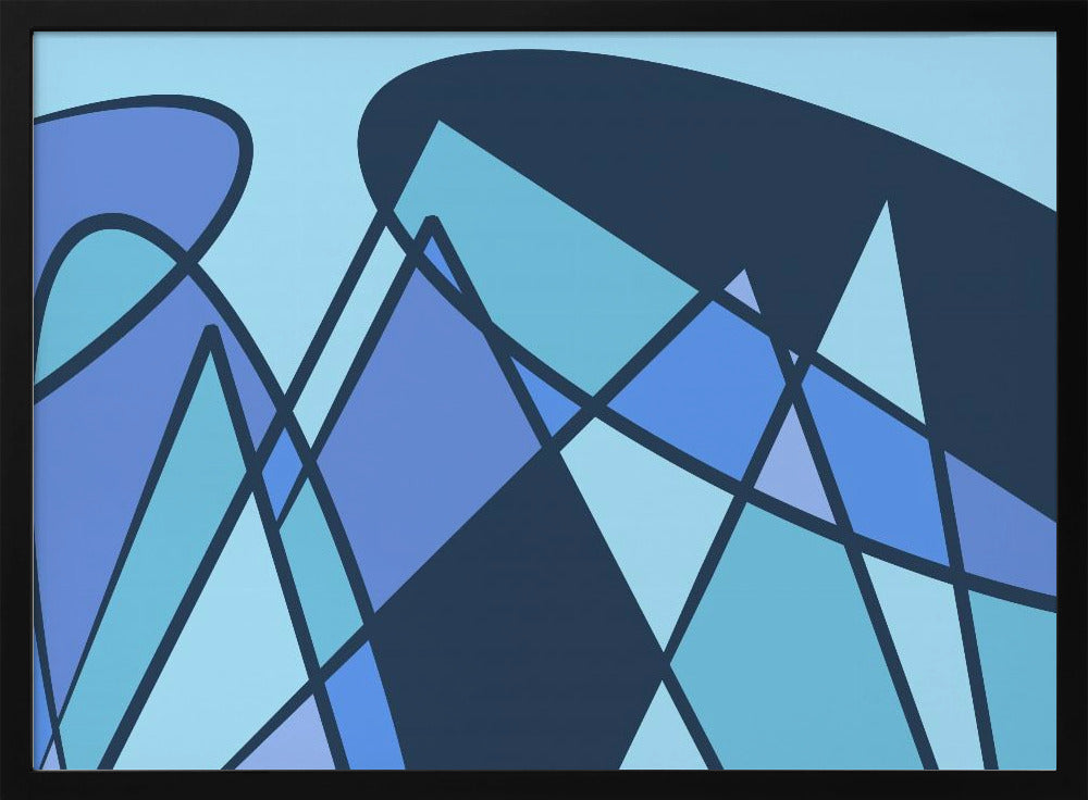 Blue abstract | Poster