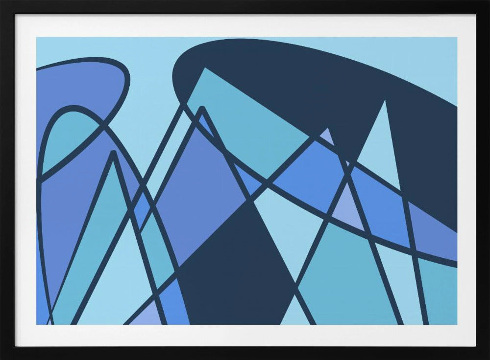 Blue abstract | Poster