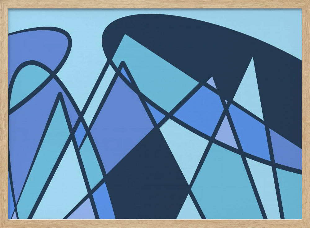 Blue abstract | Poster