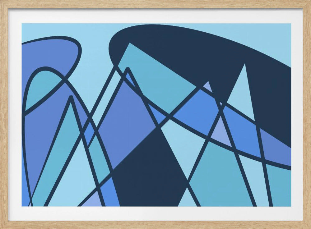 Blue abstract | Poster