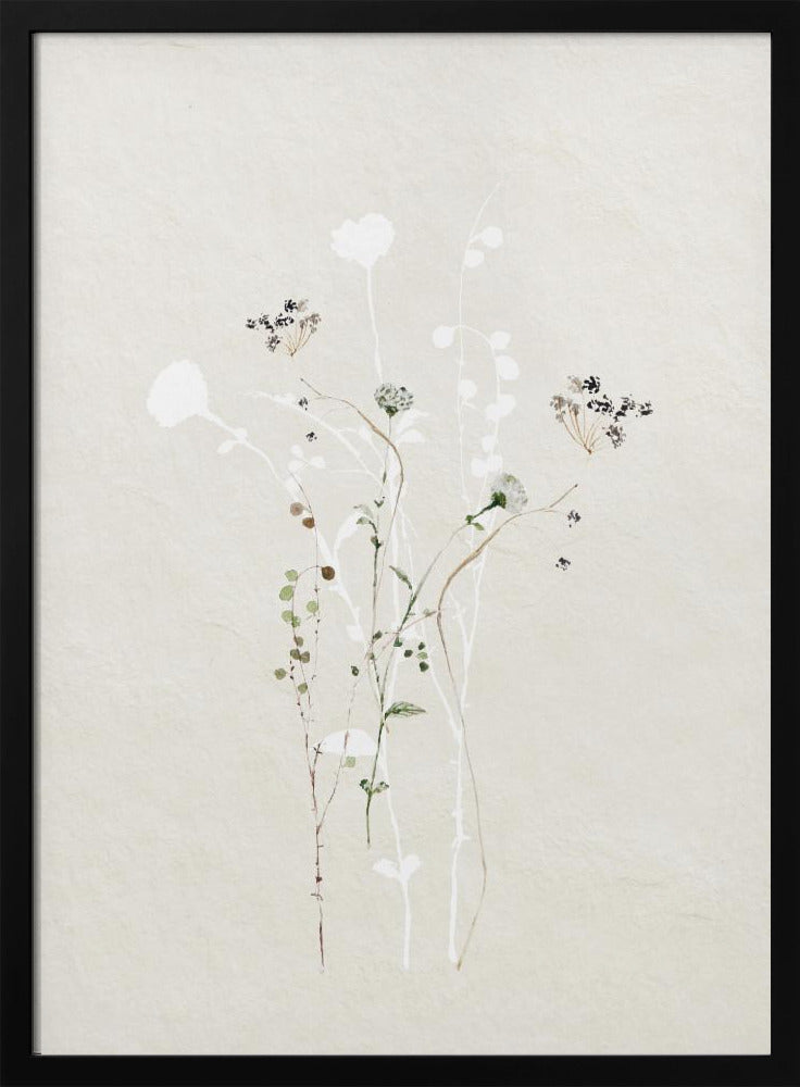 Muted Botanical Elements | Poster