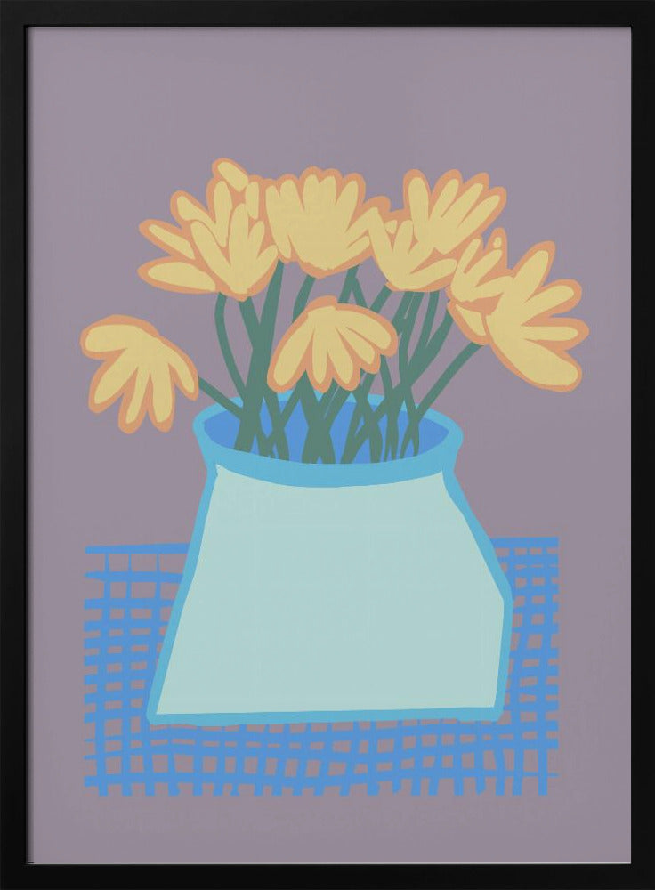 Daisies in vase | Poster