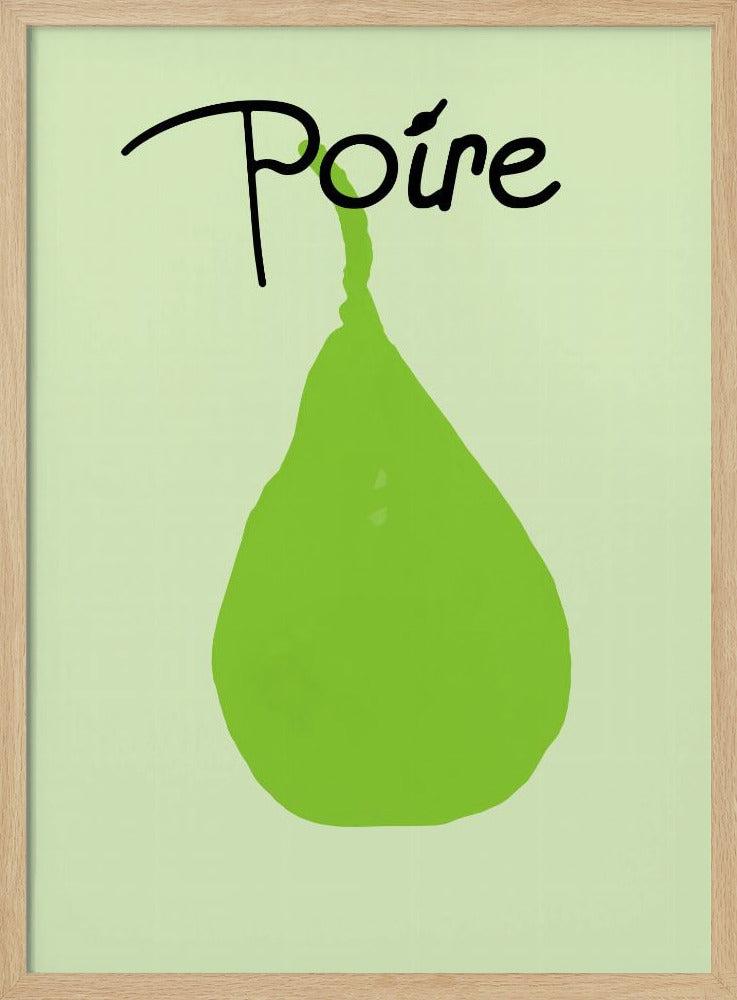 Green Pear Delight | Poster