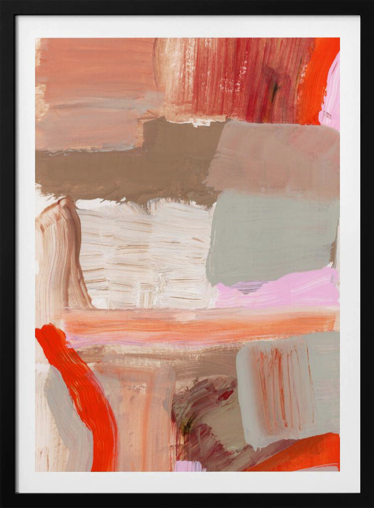 Colorful Bold Brushstrokes | Poster