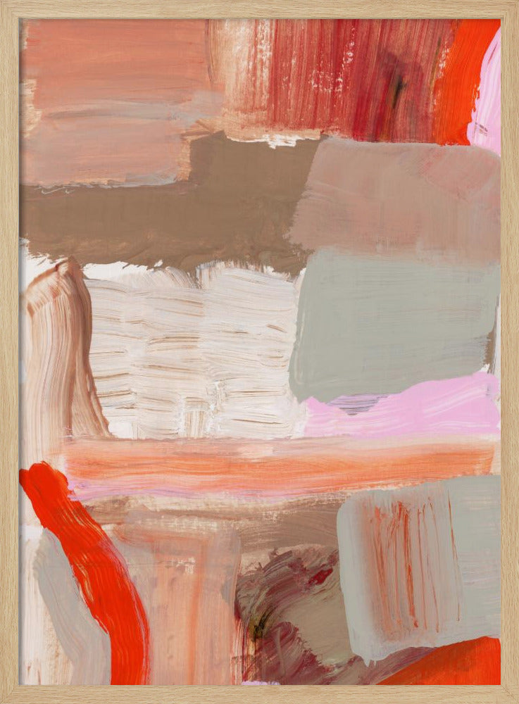 Colorful Bold Brushstrokes | Poster