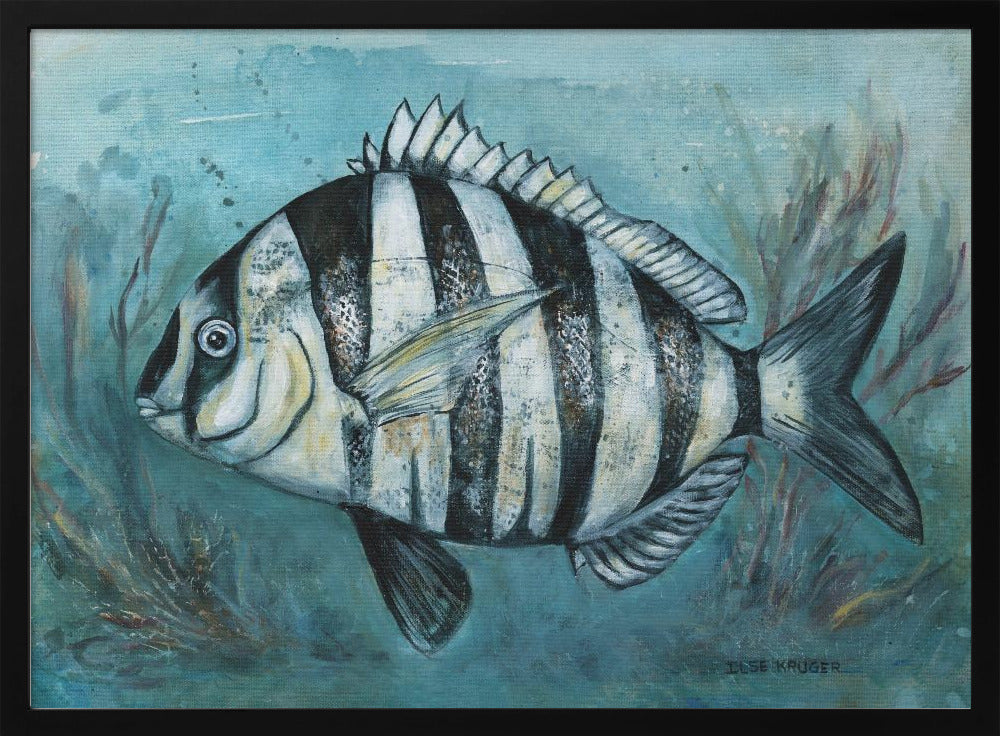 Striped Sea Beauty | Poster