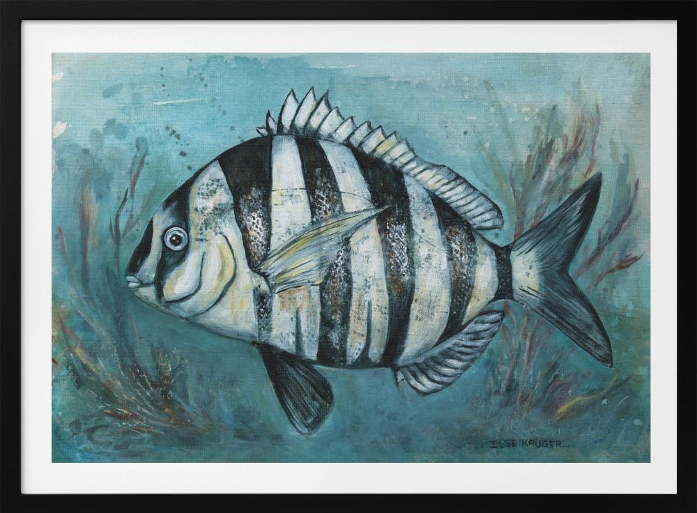 Striped Sea Beauty | Poster