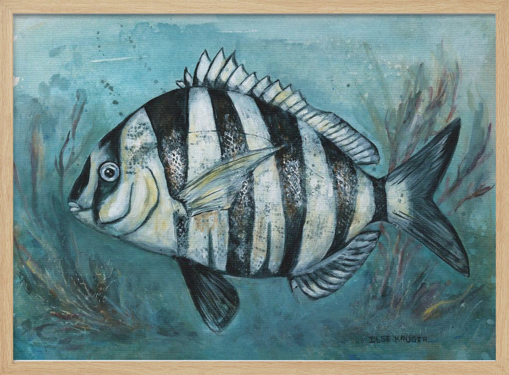 Striped Sea Beauty | Poster