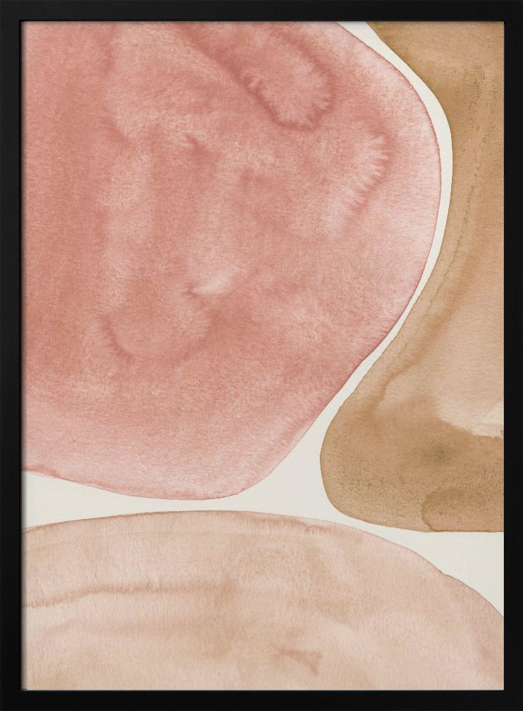 Organic Shapes in Earthy Tones | Poster