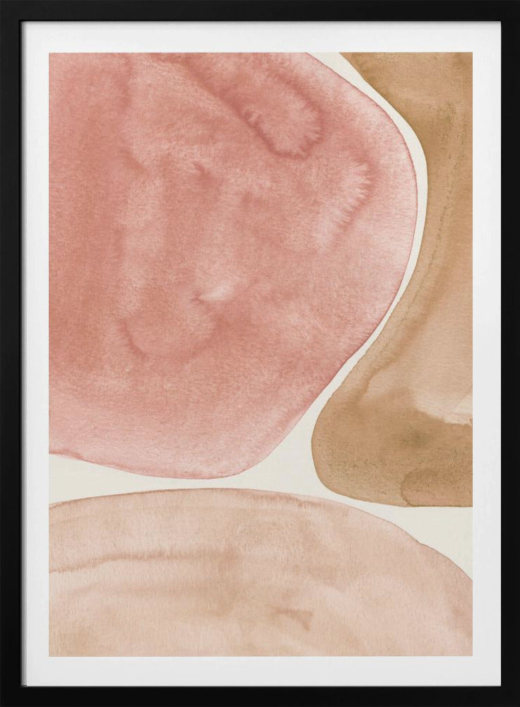 Organic Shapes in Earthy Tones | Poster