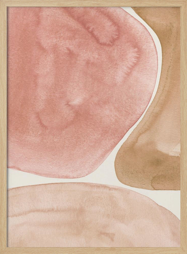 Organic Shapes in Earthy Tones | Poster