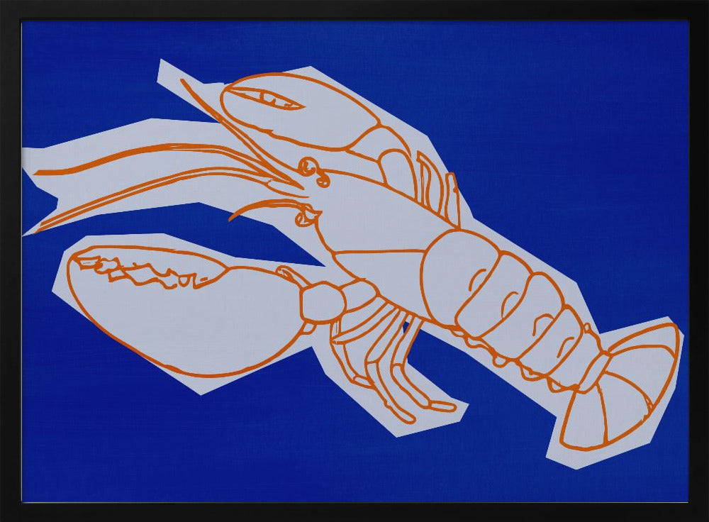 Lobster in Lines | Poster