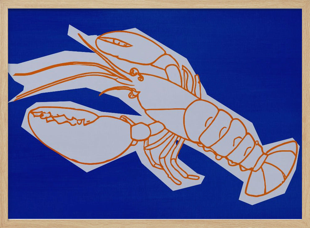 Lobster in Lines | Poster