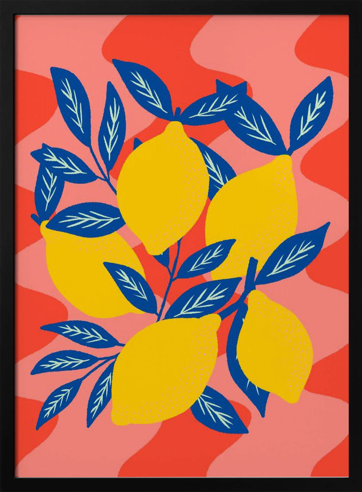 Lively Lemon Burst | Poster
