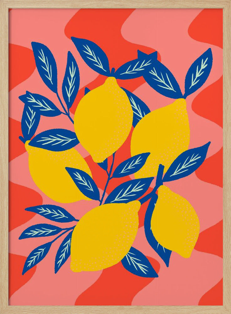 Lively Lemon Burst | Poster