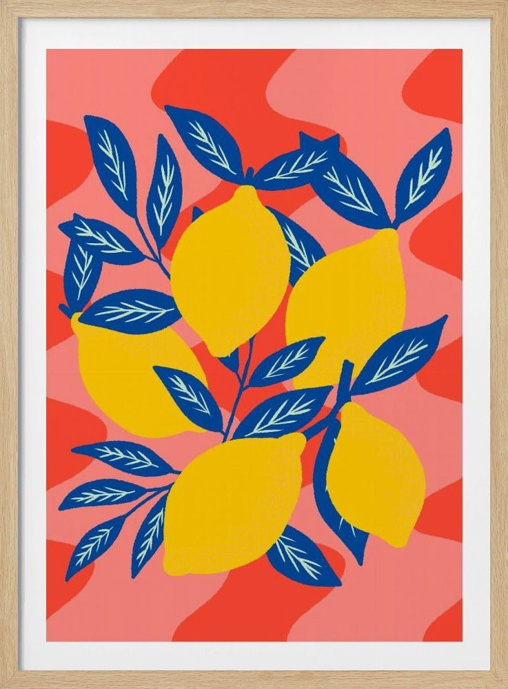 Lively Lemon Burst | Poster
