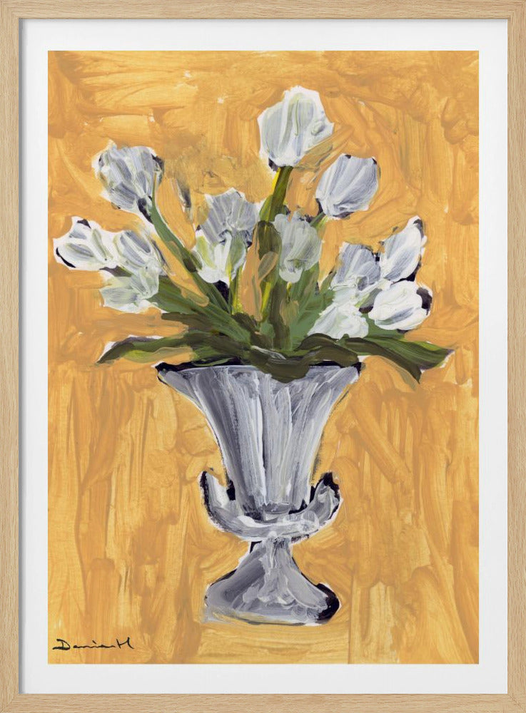 White Tulips | Poster