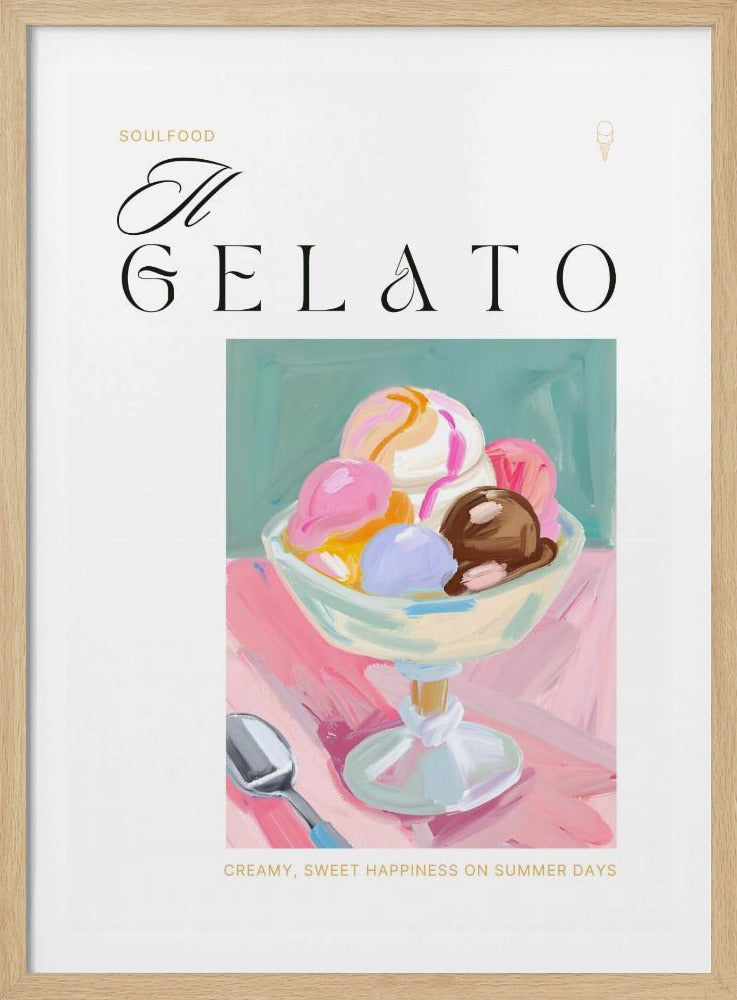 Gelato Icecream Delight | Poster
