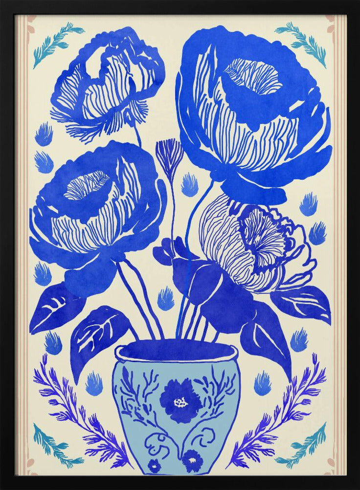 Blue Blossom Vase | Poster