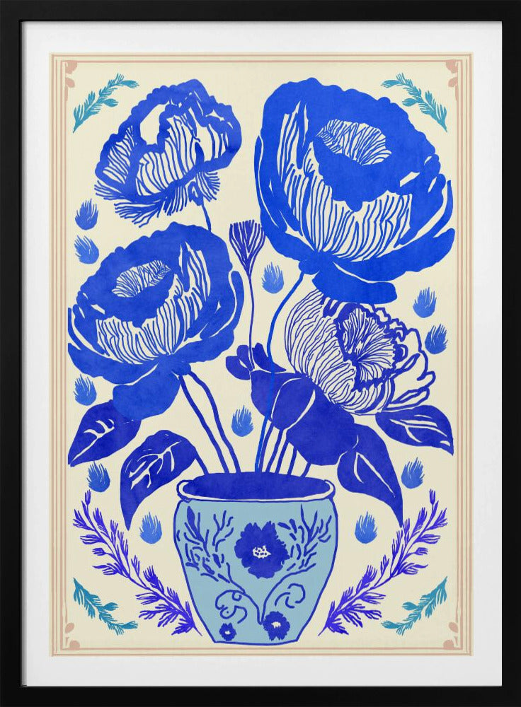 Blue Blossom Vase | Poster