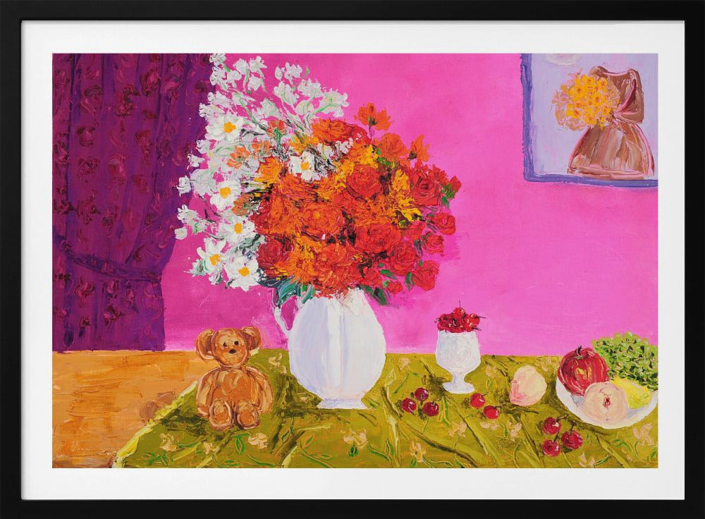 Vase Of Bright Flowers | Poster