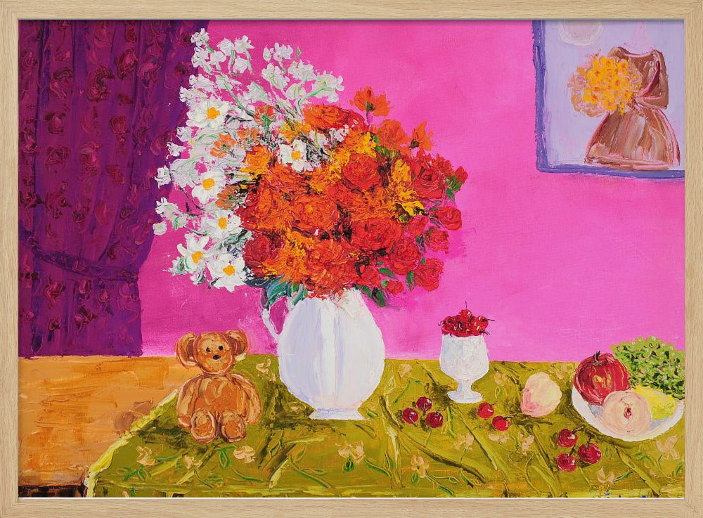 Vase Of Bright Flowers | Poster