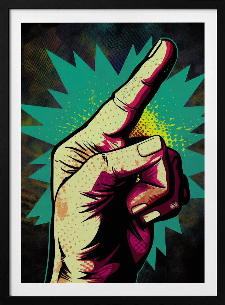 Vibrant Hand Gesturing | Poster