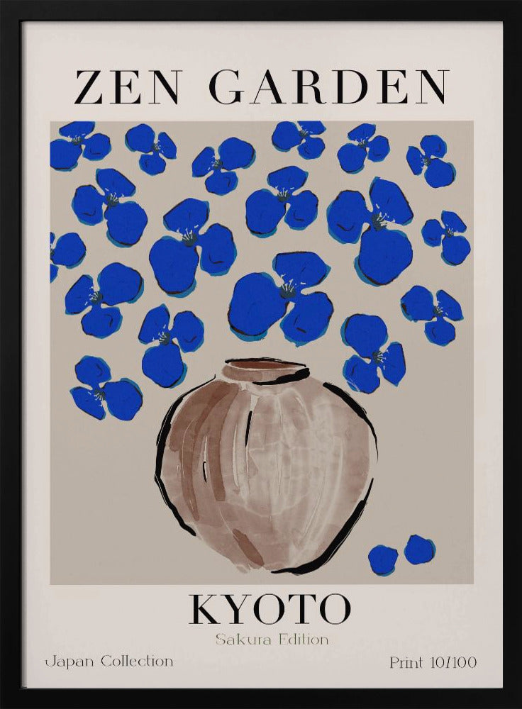 Cerulean Blossoms | Poster