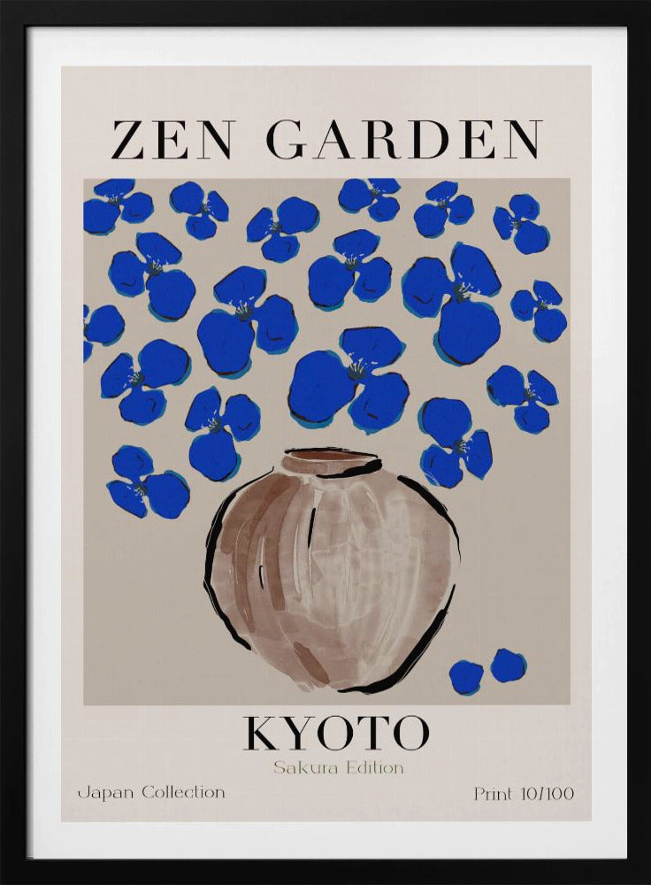 Cerulean Blossoms | Poster