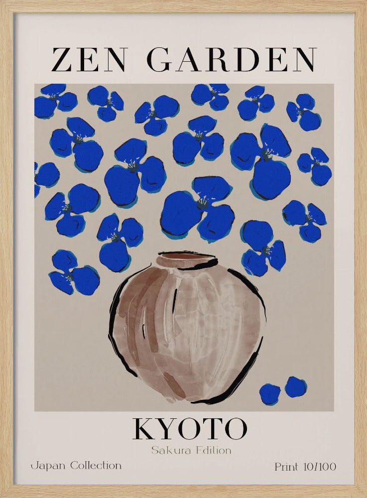 Cerulean Blossoms | Poster